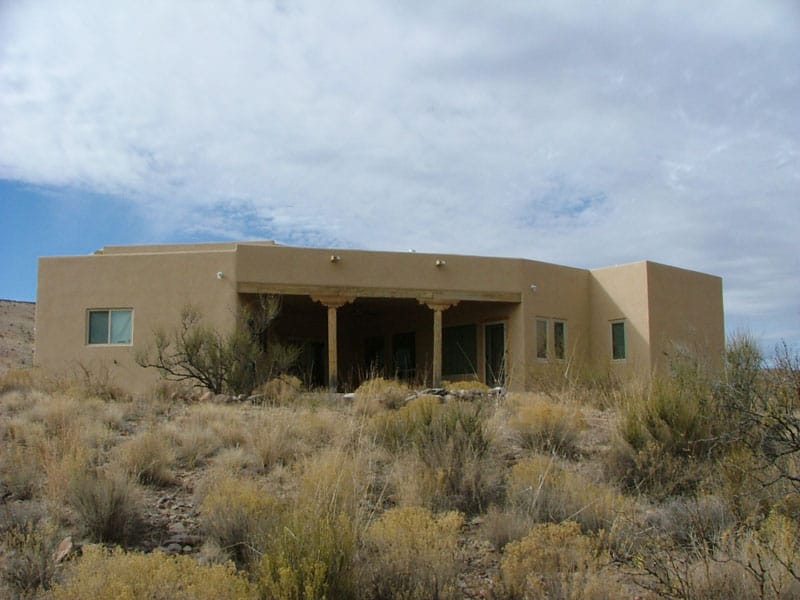 Pueblo-style Stucco Home