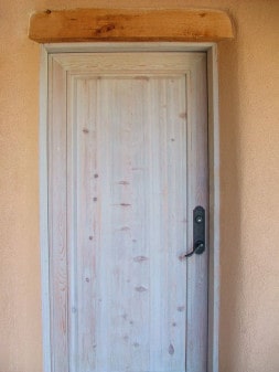 exterior door finish