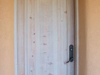 exterior door finish