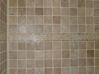 shower tile detail