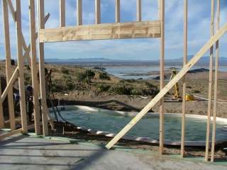 swimming pool at Elephant Butte